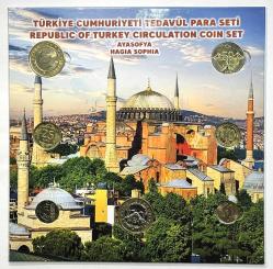 Türkiye Cumhuriyeti Ayasofya Temalı Tedavül Para Seti