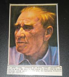 Atatürk Hatay Zaferi Temalı Kart + Nüfus Kağıdı & İstiklal Madalyası Görselli Nostaljik Kart (2 Parça Lot)