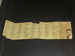 İbrahim Sadri – “Adam Gibi” Orijinal CD Kitapçığı / Insert (CD Yok)