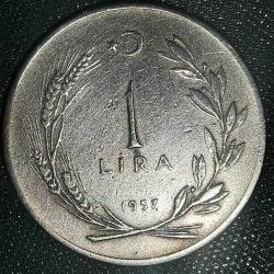 TÜRKİYE  1957   1  LİRA