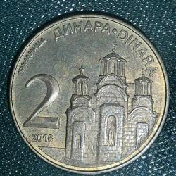 SIRBİSTAN   2016   2  DİNAR