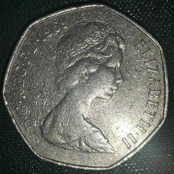 İNGİLTERE  1969  50  PENCE