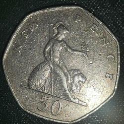İNGİLTERE  1969  50  PENCE