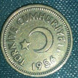TÜRKİYE  1956    25  KURUŞ