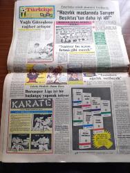 Türkiye Gazetesi - Turkish Newspaper - 24 Ağustos 1984 - siyaset üslubu yazan Yalçın Özer başyazı - Genelkurmay Başkanı Necip Torumtay Doğu'da - bölücü güçler sinsice çalışıyor - yurdumuzu akın eden Arap turistlerin  en çok rağbet ettiği boğazdaki yalı ve köşkler aylığı 7 milyon liraya kadar müşteri buluyor Fotoğrafı - Başbakan Turgut Özal'ın yurt gezisi intibaları doğuda dert çuvalla - Halkçı Parti Arapların mülk edinmesine karşı çıktı - AET çöküyor - Rus Amerikan füze rekabeti - İstanbul'un tapusu minareler yazan Gaziosmanpaşa müftüsü Hüseyin Aşık - Bakırköy Belediye Başkanı Naci Ekşi'yi üzen olay - gecekondu sahiplerine son ihtar - fıkralar köşesi - Resimli Evliya Çelebi seyahatnamesi hazırlayan Kemal Akmeriç - çalışma Bakanı Mustafa Kalemli açıkladı 297 müracaat sahibinden 65'inin resmi arabulucu seçildiğini söyledi - DİSK Genel Başkanı Abdullah Baştürk tahliye edildi - kurtdere güreşlerinde başpehlivan Hüseyin Çokal Başbakan Turgut Özal ile sohbette Fotoğrafı - Sarıyerspor