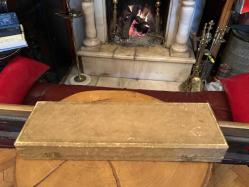 kutusunda İngiliz gümüş saplı altın kaplamalı servis  spatulası