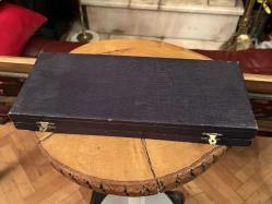 italyan argento 800 kutusunda gümüş kaplama servis seti