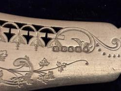 kutusunda 1900 başları İngiliz gümüş kaplama servis seti