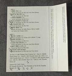 BILLY IDOL * BILLY IDOL SONGS * 11 OF THE BEST * KASET