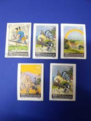 1975 ORİJİNAL DÖNEM ÜRÜNÜ KOLEKSİYONLUK NESTLE ÇİKOLATA KARTLARI