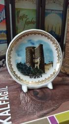 vintage BAKÜ temalı porselen mini biblo & 9 cm