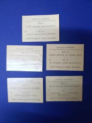 1975 ORİJİNAL DÖNEM ÜRÜNÜ KOLEKSİYONLUK NESTLE ÇİKOLATA KARTLARI