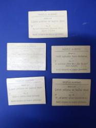 1975 ORİJİNAL DÖNEM ÜRÜNÜ KOLEKSİYONLUK NESTLE ÇİKOLATA KARTLARI