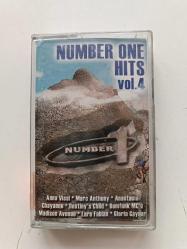 NUMBER ONE HITS VOL 4   KASET   TEYP KASETİ SORUNSUZ SAGLAM  ( NO 1111