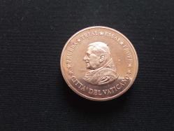 LOT.14 » VATİKAN 5 Euro CENTS SPECİMEN FANTAZİ HATIRA