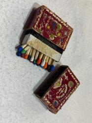 İngiliz 1880 - 1910 kibrit kutusu