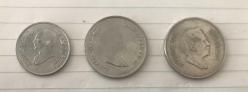 ÜRDÜN MADENİ PARALAR / 2,5 - 5 - 50 PİASTRE / 3 ADET
