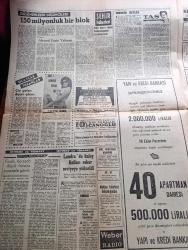 Milliyet Gazetesi - Turkish Newspaper - 16 Ekim 1964 - Kasım Gülek'in affı reddedildi - hükümet Devlet Demir Yolları grevini 30 gün için durdurdu - Zenci Lider Martin Luther King Nobel armağanını zenci hakları için kullanacak Fotoğrafı - CHP kurultayı bugün açılıyor - 28 mahkumun affını adli tıp geri çevirdi - Cizre'de kaçırılan 5 kişi başlarına geleni anlattı Fotoğrafı - bankaların ikramiyeleri yeni şartlara tabi tutuldu - Milli Eğitim teftiş heyeti başkanı Ekrem Üçyiğit  Atatürk devrini diktatörlük olarak vasıflandırdı - İngilterede seçimlerde İşçi Partisi şanslı görülüyor - 150 milyonluk bir blok yazan Ahmet Emin Yalman - minimini beyler yazan Çetin Altan - Fruko 1 milyon liralık hediye dağıtıyor - Poker Play tıraş bıçakları - Avrupa kupa galipleri turnuvasının ikinci turunda Galatasaray'ın rakibi Legia - Tokyo 1964 olimpiyatları - Güreş Federasyon reisi Suat Bolayır aldığımız neticeler talihsizlik dedi - Austria Kalecisi Özcan Arkoç'u bekleyen büyük imtihan - Kara yıldırım Hayes