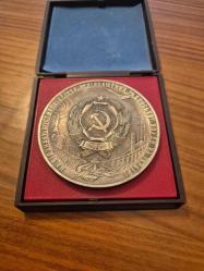 Ukrayna'da Sovyetlerin 60. Yılına Özel Bronz Hatıra Para