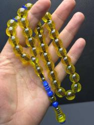 Orjinal Osmanlı sıkma kolyeden dizayn teyyitli alana teyyit gönderirim üstat Hüseyin taş  usta işçilikli   ful simli ait olan Osmanlı sıkma tespih