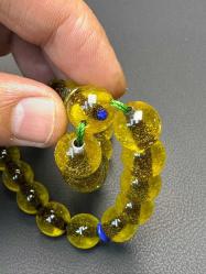 Orjinal Osmanlı sıkma kolyeden dizayn teyyitli alana teyyit gönderirim üstat Hüseyin taş  usta işçilikli   ful simli ait olan Osmanlı sıkma tespih