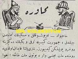 Osmanlıca Karagöz Mizah Dergisi-Gazetesi, Orijinal Dönem Basım, (Ottoman Magazine-Newspaper-Journal Illustré Cara-Gueuz) - 7 Kasım 1923 - Sayı: 1632 - Hicri: 27 Rebiülevvel 1342 - Rumi: 7 Teşrin-i Sani 1339 - 