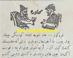 Osmanlıca Karagöz Mizah Dergisi-Gazetesi, Orijinal Dönem Basım, (Ottoman Magazine-Newspaper-Journal Illustré Cara-Gueuz) - 26 Ağustos 1922 - Sayı: 1507 - Hicri: 2 Muharrem 1341 - Rumi: 26 Ağustos 1338 - Karikatür: 