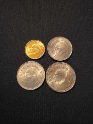 1992 MADENİ PARA SET ÇİL, 100-1000-2500-5000 LİRA