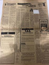 TERCÜMAN GAZETESİ - DOĞUM GÜNÜ HEDİYESİ (TURKISH NEWSPAPPER) - 23 ŞUBAT 1979 - SADECE TEK YAPRAKTIR -Bülent Ecevit-Süleyman Demirel-Rıza Pehlevi-Farah-Nicolae Ceaușescu-Mithat Perin-Abdullah Azizoğlu-Ahmet Kabaklı-Rauf Tamer-Uğur Mumcu-Uluğ Yanal-Sıkıyönetimin çalışmasını hükümet engelliyor-Ecevit Devalüasyon için kararımız da eğilimimiz de yok-AP’li Tümcin Şerafettin Elçi’yi servet beyanında bulunmaya çağırdı-İran’da rejimin geleceği için halk oylaması yapılacak-Waldheim teklifler paketi KTFD’nin istekleri doğrultusunda değiştirecek-Tarihi Yıldız Camii’ne bomba atıldı-Kış bastırınca İstanbul’da ilk ve ortaokullar 2 gün tatil edildi-Kit’lerin şişirilen kadroları-Gün Işığında Eğitim Haberleri-Sözün Kısası Fikir Bahçesi-Demirbank T A Ş İdare Meclisinden-Pamukbank T A Ş İdare Meclisi Başkanlığından-Bursa Akü San A Ş eleman arıyor-İstanbul Deniz İnşaat Emlak ve İstihkam Komutanlığından-Tercüman 100 Temel Eser-Devletşah Tezkiresi IV ve Son Cilt-Vicks öksürük pastili boğaz yumuşatır-İngilizc