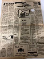 TERCÜMAN GAZETESİ - DOĞUM GÜNÜ HEDİYESİ (TURKISH NEWSPAPPER) - 10 MART 1978 - SADECE TEK YAPRAKTIR -Süleyman Demirel-Bülent Ecevit-Willy Brandt-Özdemir Kalpakçıoğlu-İhsan Mungan-Sadettin Çulcu-Rauf Tamer-Ahmet Kabaklı-Züleyha Münif-Evren-Montreux-Zirve bugün-Ecevitin arabası Montreux yolunda kaza geçirdi-Türk heyeti Montröye gitti-Ecevit Sorunları iki ülkenin yararına çözmeye çalışacağız-Ankara ve İzmirde iki öğrenci öldürüldü-Emniyet teşkilatında geniş çapta değişiklikler yapıldı-Evren Genelkurmay Başkanı olarak Korutürk ile görüşmeye yarın başlayacak-Gelir vergisi nispetleri yeniden düzenlenmelidir-Hz Süleyman ile Kıtmir-3 sual 3 cevap-Doğumla göğüs kanserinin münasebeti var mı-Suç işlemede kadın hakkını arıyor mu-Bu marka milli ekonominin sembolüdür-Fulbright bursları-Kabataşlılar-Almanyada çalışmış işçilerin dikkatine-TSE Bu marka devlet garantisidir-Taksit tesisat kabloları-Zirve-Sözün kısası-Gün ışığında-Fikirler görüşler düşünceler