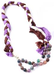 Sanatçı Tasarımı, Kök Taşlar ve Sedeften İmal Edilmiş Çok Şık Tasarım Kolye