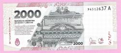 Argentina 2000 Pesos, ND(2023), P-w367 UNC  (TK 19 432) ÇİL