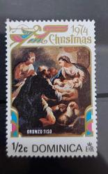 Karayip Denizi Dominica- damgasız pul