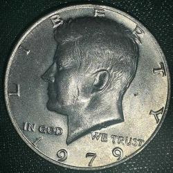 AMERİKA  1979   HALF DOLAR  50 CENT