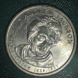 AMERİKA   2008  D  1 DOLAR  HATIRA  Başkanlık 1 $ Bozuk Para - Andrew Jackson (1829-1837)