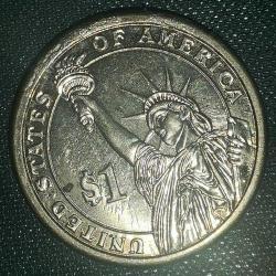 AMERİKA   2007  D  1 DOLAR  HATIRA  Başkanlık 1 $ Bozuk Para -  George Washington (1789-1797)