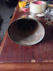 Osmanlı ayyıldız başak motifli yükseklik 14 cm  çap 10,5 cm