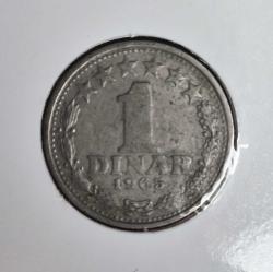 YUGOSLAVYA 1 DİNAR 1965