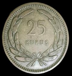 1956 25 Kuruş