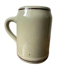 Alsace Köylü Kız ve Kaz Modifli Bira Bardağı TANKART