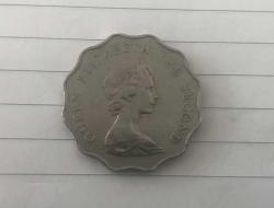 LOT.15 » HONG KONG MADENİ PARA  2 DOLLARS / 1984 - KRALİÇE PARASI - NADİR