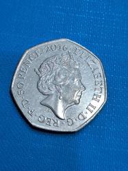 İngiltere 50 pence Hatıra para