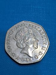 İngiltere 50 pence Hatıra para
