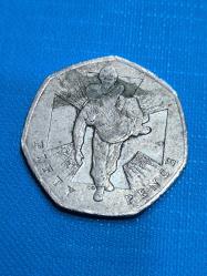 İngiltere 50 pence Hatıra para