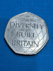 İngiltere 50 pence Hatıra para