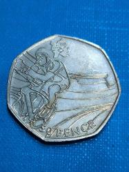 İngiltere 50 pence Hatıra para