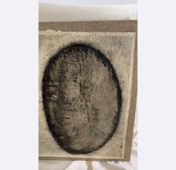 martine rey - Abstract Mixed Media on Attributed to Martine Rey - c.1957 Charcoal,