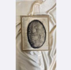 martine rey - Abstract Mixed Media on Attributed to Martine Rey - c.1957 Charcoal,