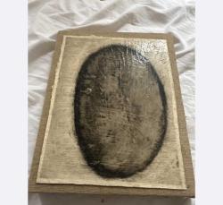 martine rey - Abstract Mixed Media on Attributed to Martine Rey - c.1957 Charcoal,