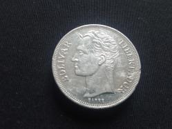 VENEZUELLA: 5 BOLİVARES 1987